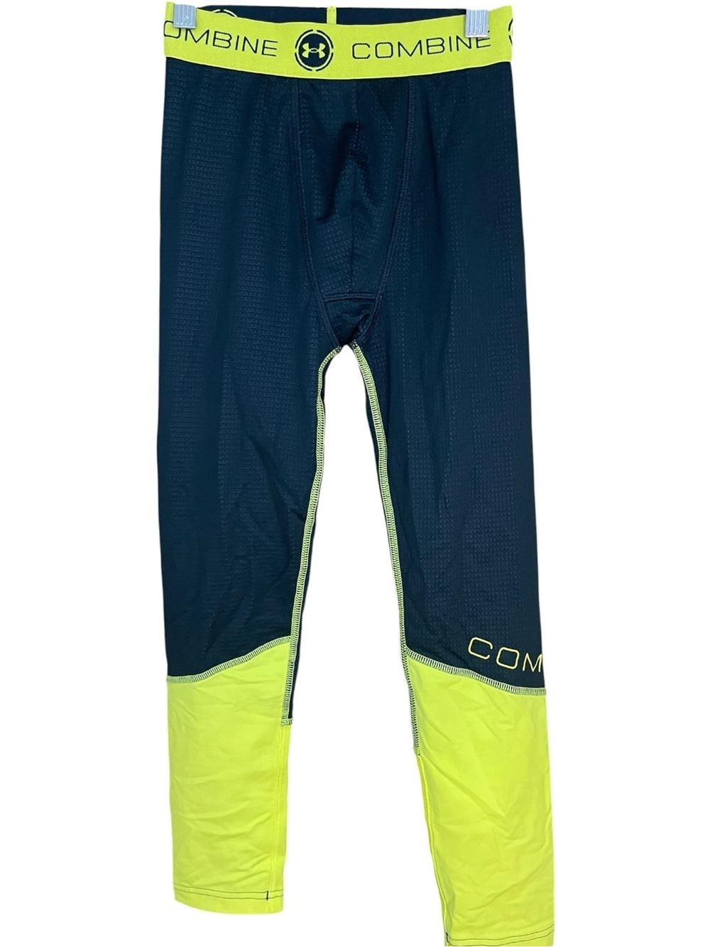 Under Armour Combine Coldgear Compression Tights Black Yellow